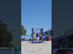 Elevador de carga de 9 m para el transporte de mercancías industriales