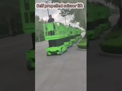 Elevador de tijeras autopropulsado plataforma móvil de elevación de 6-14 m