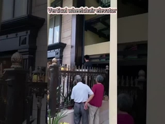 250 kg 4 m plataforma de silla de ruedas para exteriores ascensor vertical residencial