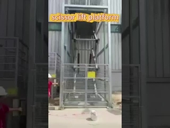 Tabla de elevación hidráulica estacionaria vertical 3 m 2000 kg Plataforma de elevación fija con tijeras