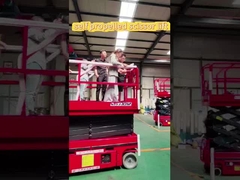 Autopropulsado 12m 14m elevador de tijeras batería elevador de tijeras 10m altura de trabajo