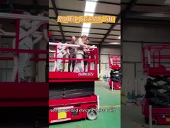 Elevador de tijeras autopropulsado 6m 8m 10m 12m 320kg 450kg Plataforma de trabajo aéreo de construcción