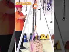 Equipo de elevación manual de cadenas de carga de 0,5 toneladas