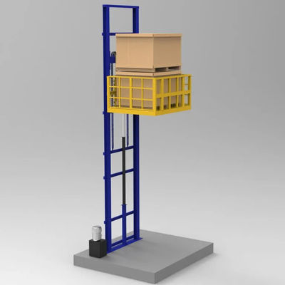 comprar Plataforma de elevación de carga hidráulica azul de 500 kg para interiores y exteriores online manufacture
