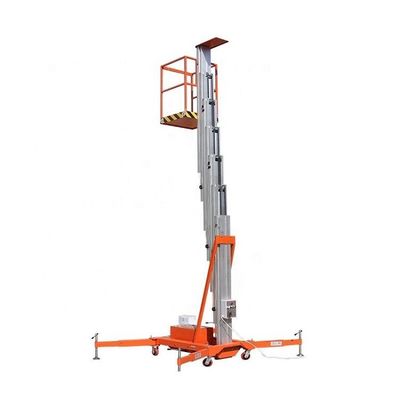 comprar Plataformas de trabajo aéreas de aleación de aluminio de elevación de mástil único de 6-16 m online manufacture