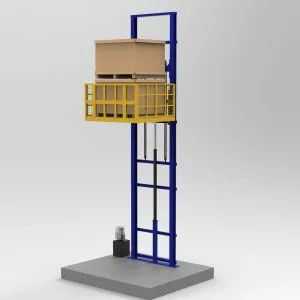 comprar 1000 kg de carga elevador de carga hidráulico vertical 3m elevador de mercancías para almacén online manufacture