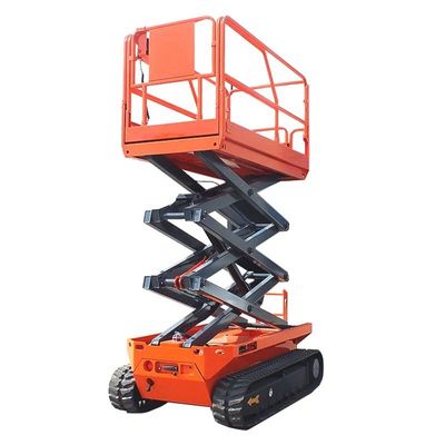 comprar 8m 10m 12m elevador de tijeras de rastreo elevador hidráulico móvil autopropulsado online manufacture