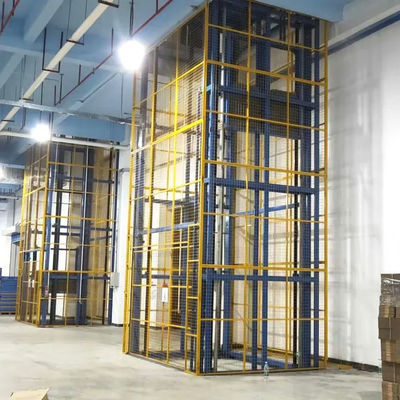 comprar 4 elevadores de jaulas de post 3000kg elevadores de mercancías hidráulicas elevadores de carga totalmente enjaulados online manufacture