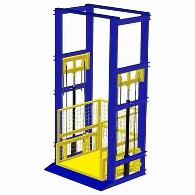 comprar Elevador de carga industrial montado en la pared 9m Elevador de mercancías hidráulicas online manufacture