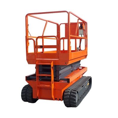 comprar 200 kg 4m-6m elevador de tijeras de rastreo plataforma de elevación hidráulica autopropulsada online manufacture