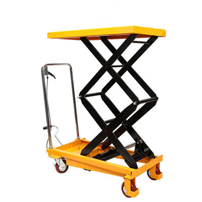 comprar Transporte de 1,5 m de carretilla de mesa de elevación de tijeras 350 kg de mesa de elevación de tijeras doble online manufacture