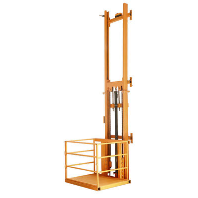 comprar Guía Ferrocarril Elevador de mercancías hidráulicas 7m 1000kg Elevador fácil Elevador de carga online manufacture