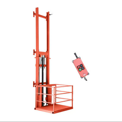 comprar Naranja 8m elevador de carga pequeño 1000kgs elevador de carga hidráulico online manufacture