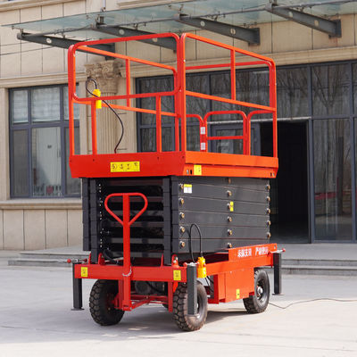 comprar 2m a 4m Mini elevador de tijeras móviles 300kg elevador de plataforma hidráulica portátil online manufacture