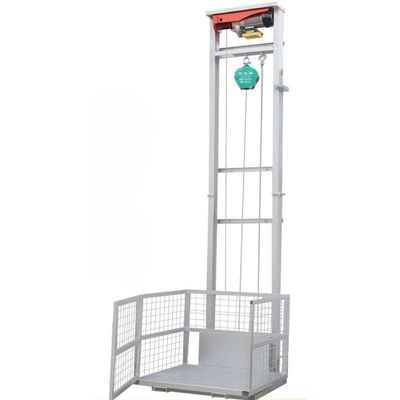 comprar Elevador de carga eléctrico hidráulico de 4 metros plataforma de elevación pequeña para almacén online manufacture