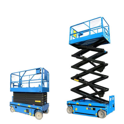 comprar 6m - 14m plataforma de elevación de tijeras autopropulsada elevación de trabajo aéreo móvil online manufacture