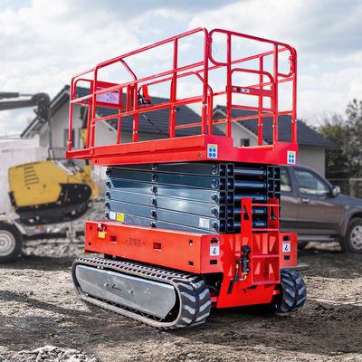 comprar Plataforma de trabajo en el aire Plataforma de elevación de tijeras de rastreo autopropulsado Mesa 8m 10m 12m online manufacture
