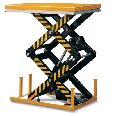 comprar Plataforma de elevación de tijeras hidráulica de 1000 kg 4 m fija manual para uso interior y exterior online manufacture