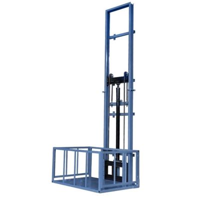 comprar Elevador de carga hidráulico de 10 m de alto 500 kg Plataforma de elevación pequeña de un solo carril online manufacture