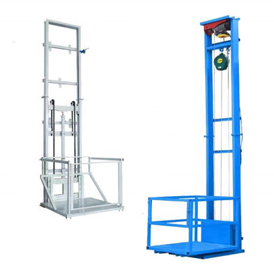 comprar Elevador de carga de 1 tonelada y 9 metros montado en la pared vertical para almacén online manufacture