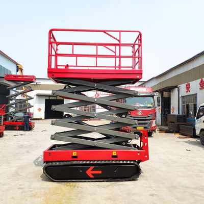 comprar 200 kg 4m 6m elevador de tijeras con vigas plataforma de elevación autopropulsada online manufacture