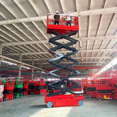 comprar 230 kg 450 kg Elevadores automotrices con tijeras Trabajo aéreo eléctrico Plataforma de elevación online manufacture