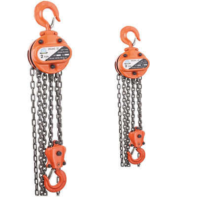 comprar Bloques de cadenas de mano de 2 toneladas Hook tipo de herramienta de elevación Bloque de cadenas online manufacture