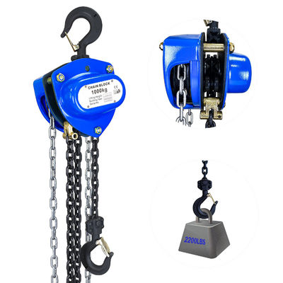 comprar 2t elevadora manual de elevación de la cadena de elevación de la mano de la cadena de elevación con gancho online manufacture