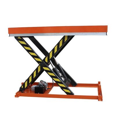 comprar 1T 2T 4T Mesa de elevación de tijeras estacionaria hidráulica Plataforma de elevación eléctrica fija online manufacture