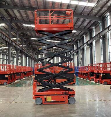 comprar Self Propelled Scissor Lift Electric Hydraulic Scissor Lift Platform 8m 10m 12m Fabricación en línea
