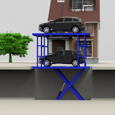 Elevador de tijeras para automóviles móviles de 3 m 6 m de altura de doble cubierta