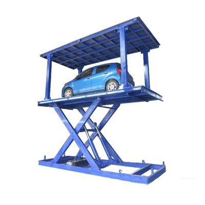 Elevador de tijeras de garaje subterráneo de 4,5 metros para automóviles