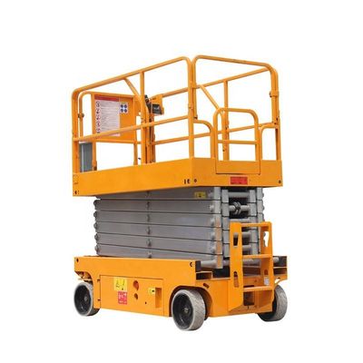 Autopropulsado 12m 14m elevador de tijeras batería elevador de tijeras 10m altura de trabajo