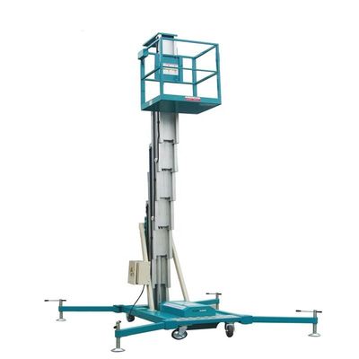 120 kg de potencia plataforma de trabajo elevada 12m de elevación vertical del mástil