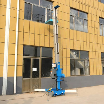 8m - 16m Plataformas de trabajo en el aire Mast vertical Boom Lift 26 Ft
