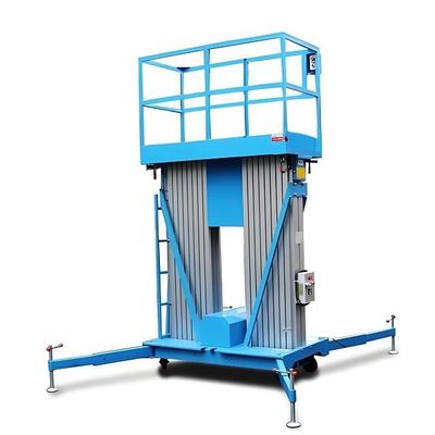Elevador de mástil doble vertical de 12 m Elevador de mástil eléctrico telescópico