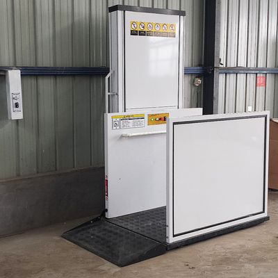 5.5m 6.5m elevador comercial para sillas de ruedas al aire libre elevador vertical para discapacitados