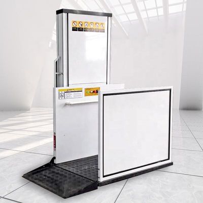 Plataforma de elevación para discapacitados de 6 m elevación vertical para sillas de ruedas para el hogar