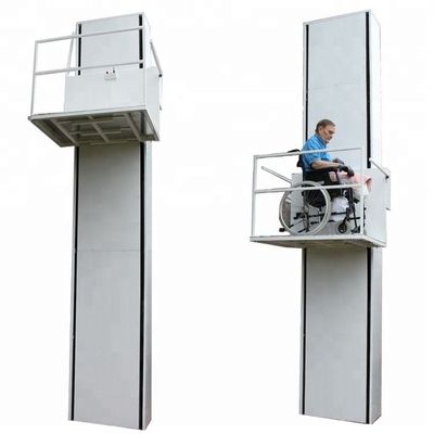 1m - 10m elevador hidráulico persona con discapacidad 250KG plataforma de silla de ruedas elevador