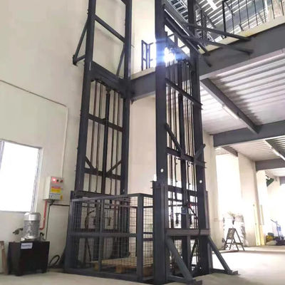 5m 5000kg elevador de carga fácil elevador de mercancías de 5 toneladas elevador azul