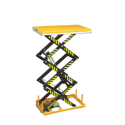 Mesa de elevación de tijeras hidráulica 1000 kg carga 4 m mesa de elevación estacionaria