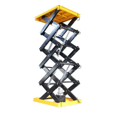 Plataforma de elevación de tijeras de doble cilindro 5m 1000kg Mesa de elevación de tijeras eléctricas