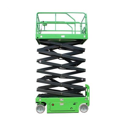 450 kg elevador de tijeras autopropulsado 6m elevador hidráulico móvil verde