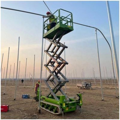 Elevador eléctrico con tijeras 8m 10m 450kg Elevador hidráulico móvil