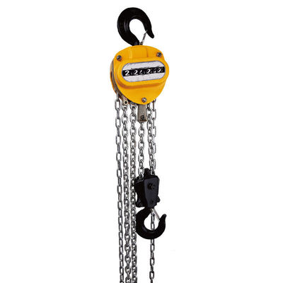 Máquinas de elevación manual de cadenas con polea de 1,5 t y 2 t