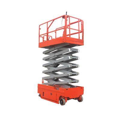 200 kg 320 kg 450 kg plataforma de trabajo de elevación de tijeras autopropulsada