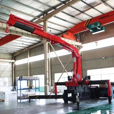 14M 500kg Capacity Hydraulic Telescoping Boom Lift Crane