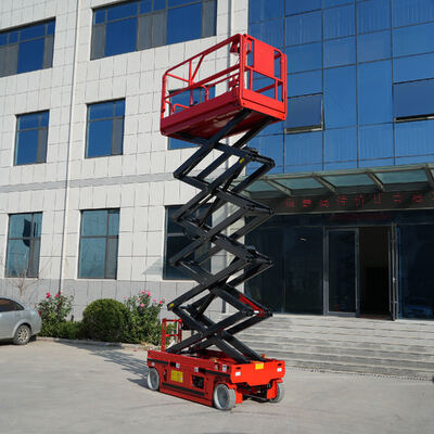 Plataforma elevadora de trabajo aéreo Elevador de tijera autopropulsado eléctrico