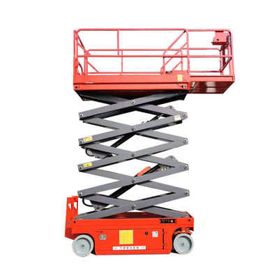 Elevadores de tijera móviles eléctricos Plataforma elevadora hidráulica autopropulsada