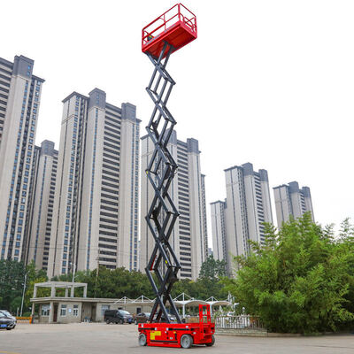 Eléctrico autopropulsado Scissor la elevación Platform16m 230kg para el trabajo aéreo